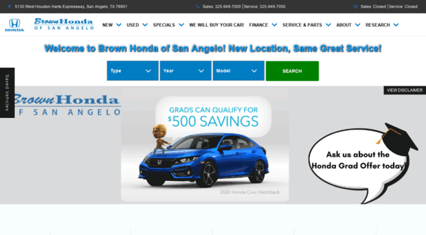 brownhondasanangelo.com