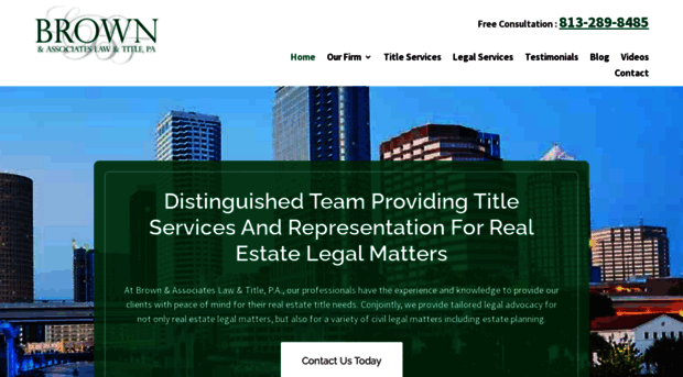brownlawandtitle.com
