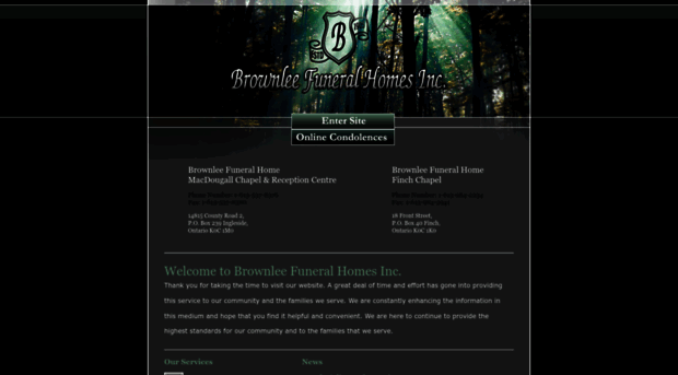 brownleefuneralhomes.com