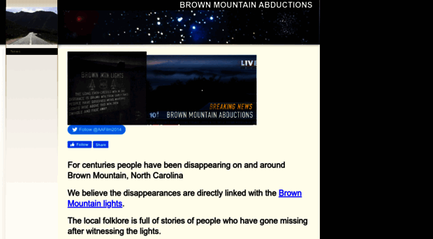 brownmountainabductions.com