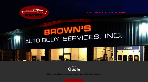 brownsautobodyservices.com