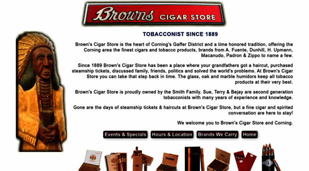 brownscigarstore.com