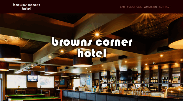 brownscornerhotel.com.au