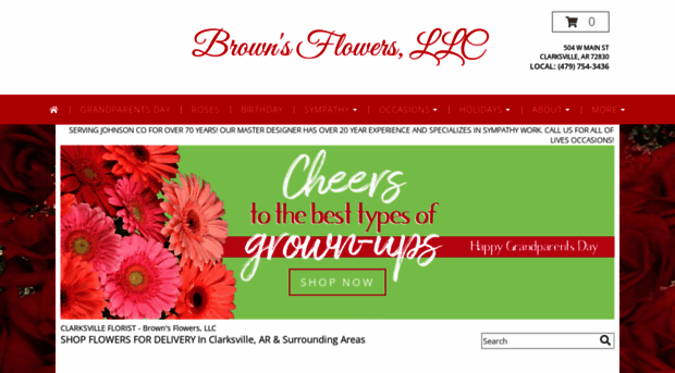 brownsflowers.net