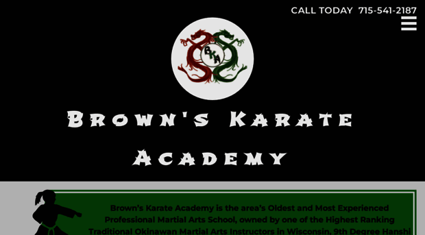 brownskarateacademy.com