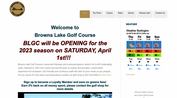 brownslakegc.com