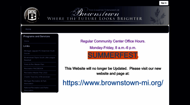 brownstownrec.org