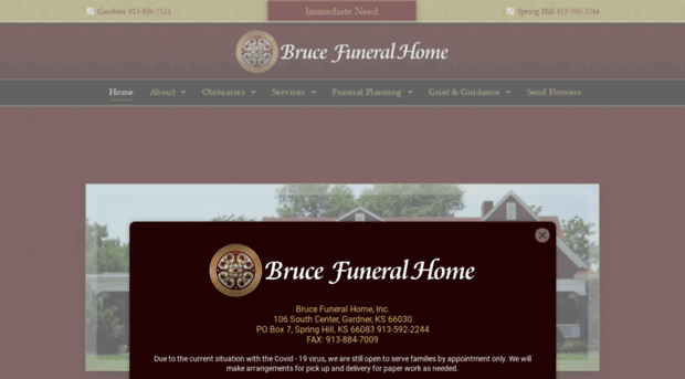 brucefuneralhome.com