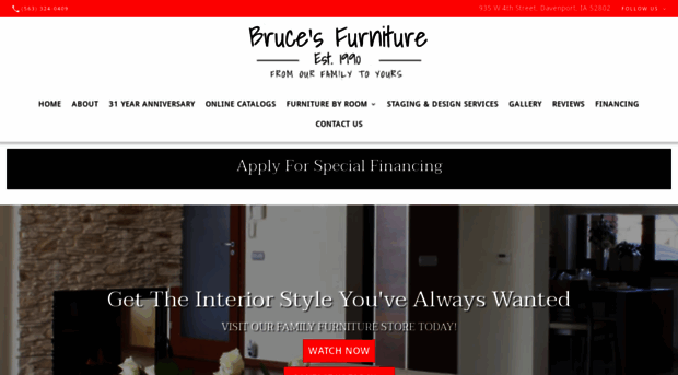 brucesnewandusedfurniture.com