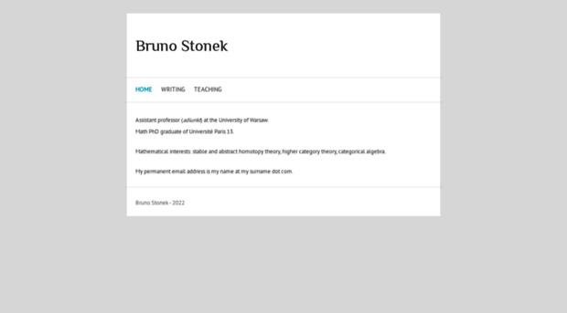 bruno.stonek.com