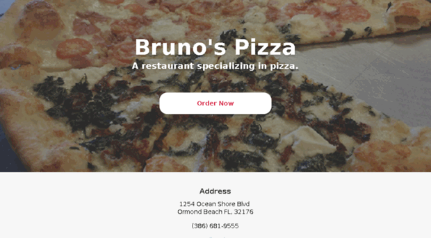 brunospizzaormondbeach.com