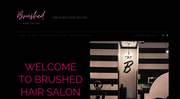 brushedhairsalon.com