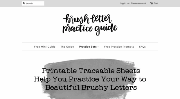 brushletterpracticeguide.com