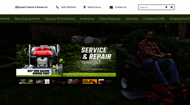 bryantstractorandmower.com