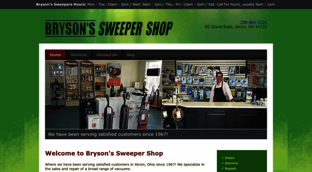 brysonssweepershop.com