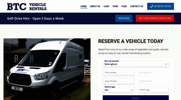 btcvehiclerentals.co.uk