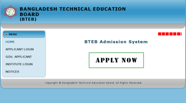 bteb.xiclassadmission.gov.bd