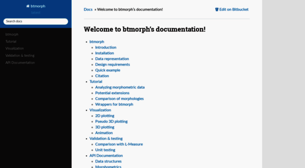 btmorph.readthedocs.org