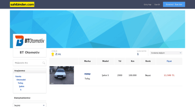 btotomotiv.sahibinden.com