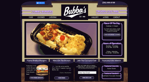 bubbasfrozencustard.com