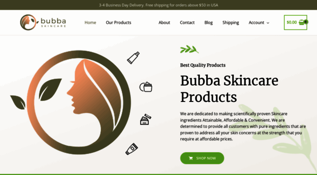 bubbaskincare.com