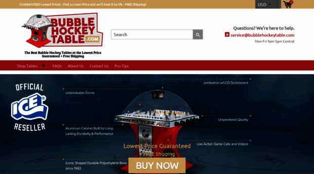 bubblehockeytable.com