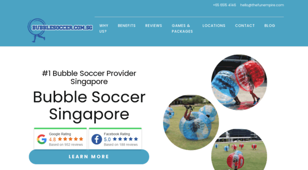 bubblesoccer.com.sg