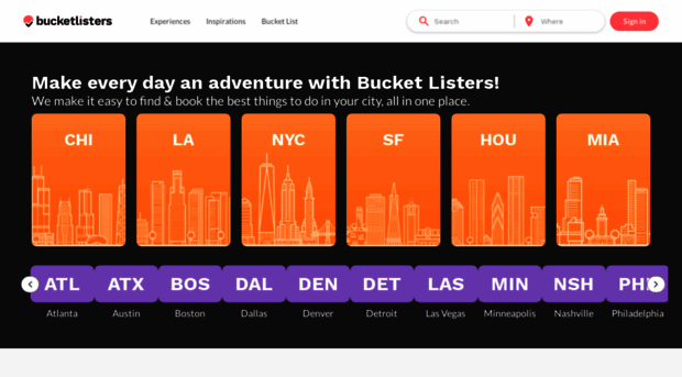 bucketlisters.com