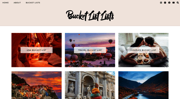 bucketlistlists.com