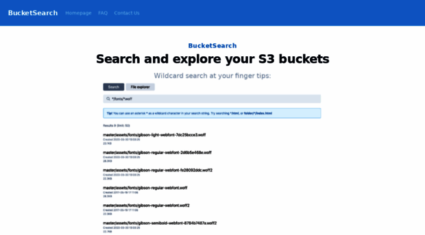 bucketsearch.net