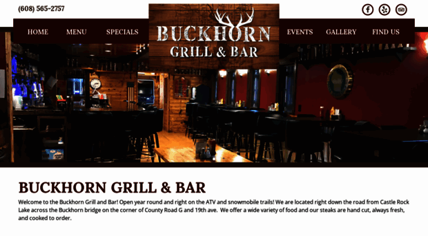 buckhorngrillandbar.com