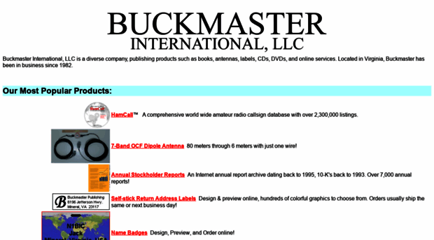 buckmasterinternational.com