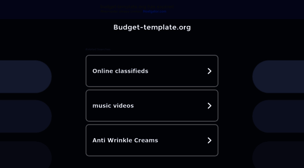 budget-template.org