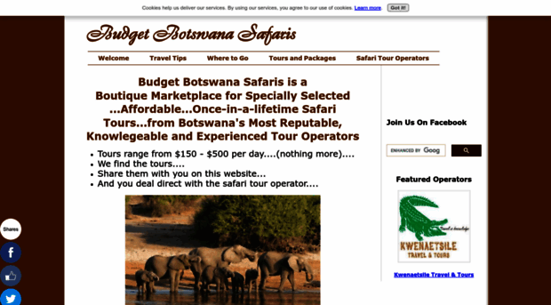 budgetbotswanasafaris.com