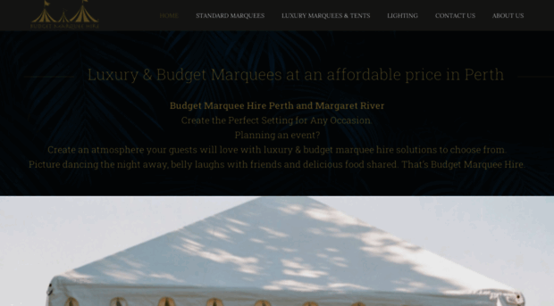 budgetmarqueehire.com.au