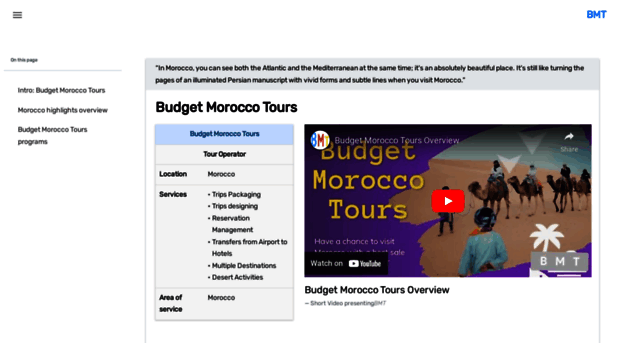 budgetmoroccotours.com