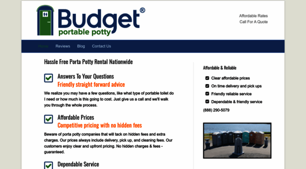 budgetportapotty.com