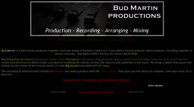 budmartinproductions.com