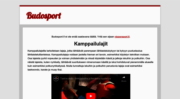 budosport.fi