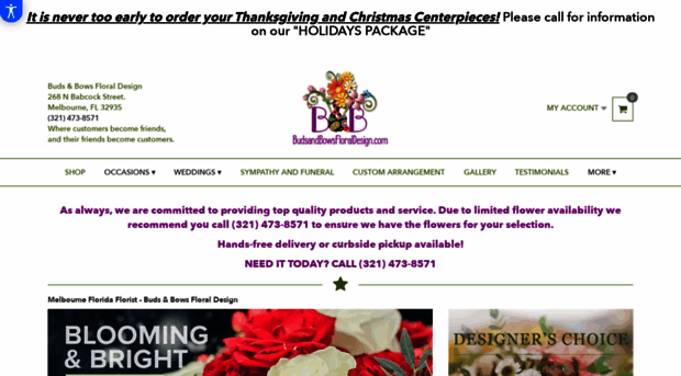 budsandbowsfloraldesign.com