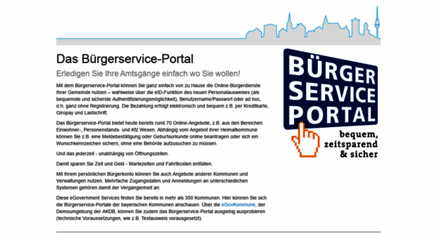 buergerserviceportal.de