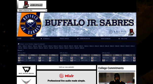 buffalojrsabres.pointstreaksites.com