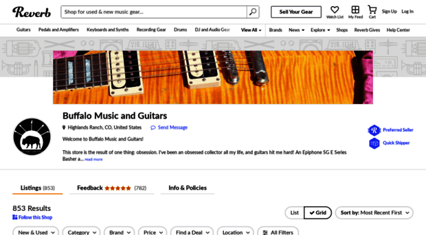 buffalomusicandguitars.com