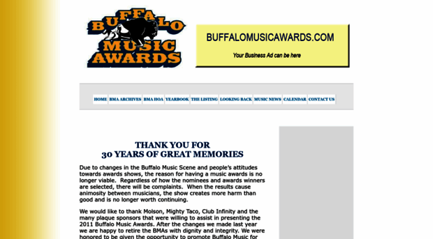 buffalomusicawards.com