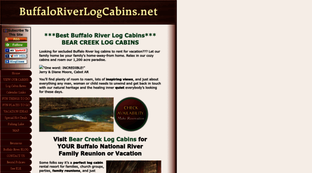 buffaloriverlogcabins.net