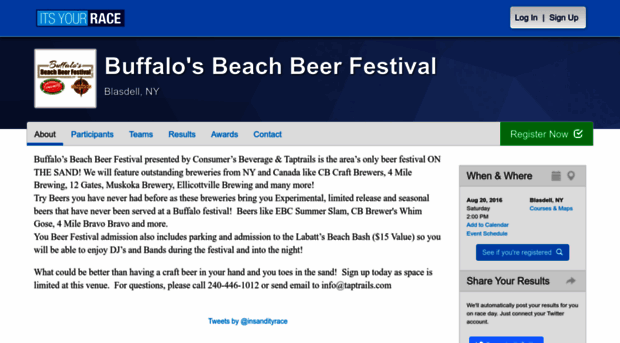 buffalosbeachbeerfestival.itsyourrace.com