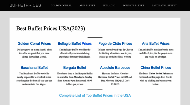 buffetprices.com