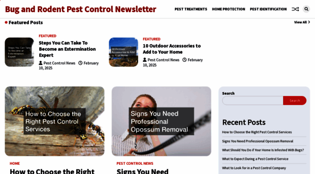 bugandrodentpestcontrolnewsletter.com