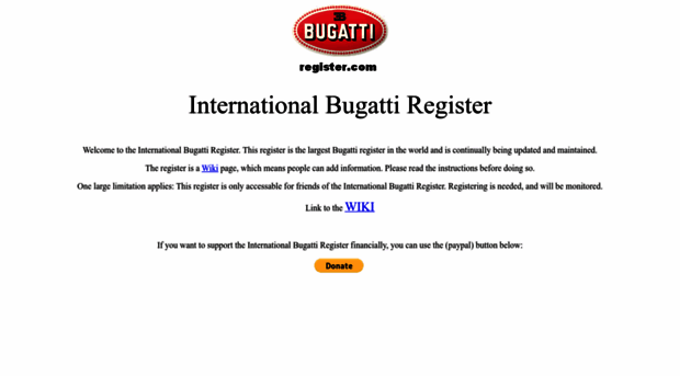 bugattiregister.com