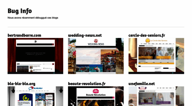 buginfo.fr
